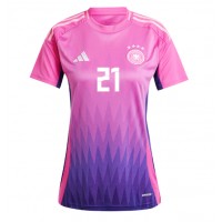 Nemecko Ilkay Gundogan #21 Vonkajší Ženy futbalový dres ME 2024 Krátky Rukáv